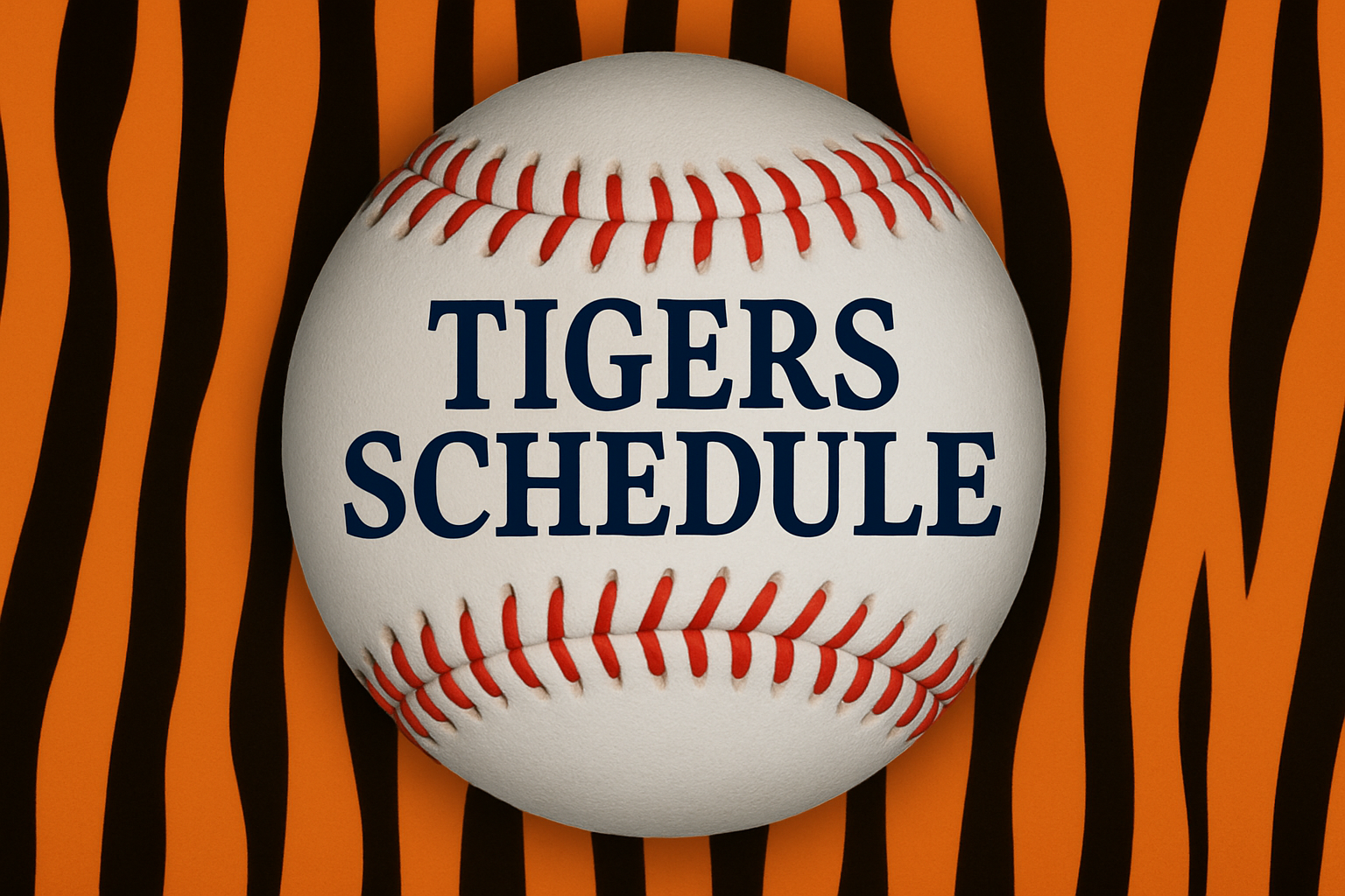 Tigers Schedule Logo
